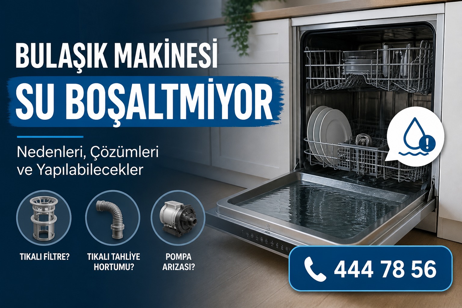 Beko Bulaşık Makinesi Su Boşaltmıyor