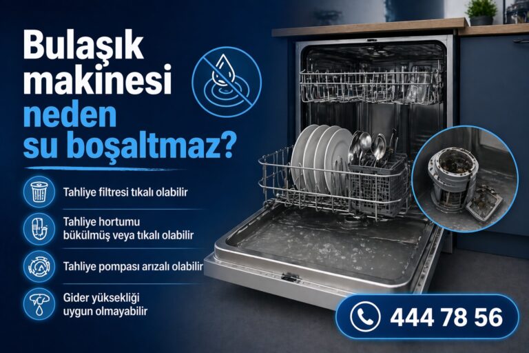 Beko bulaşık makinesi neden su boşaltmaz?