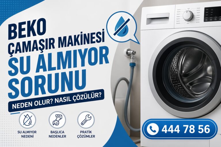 Beko çamaşır makinesi su almıyor sorunu