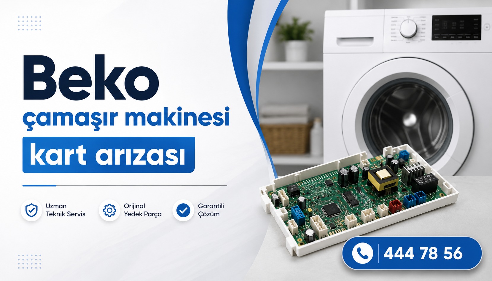 Beko Çamaşır Makinesi Kart Arızası