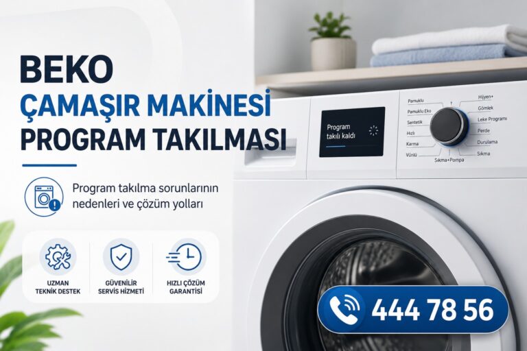 Beko çamaşır makinesi program takılması