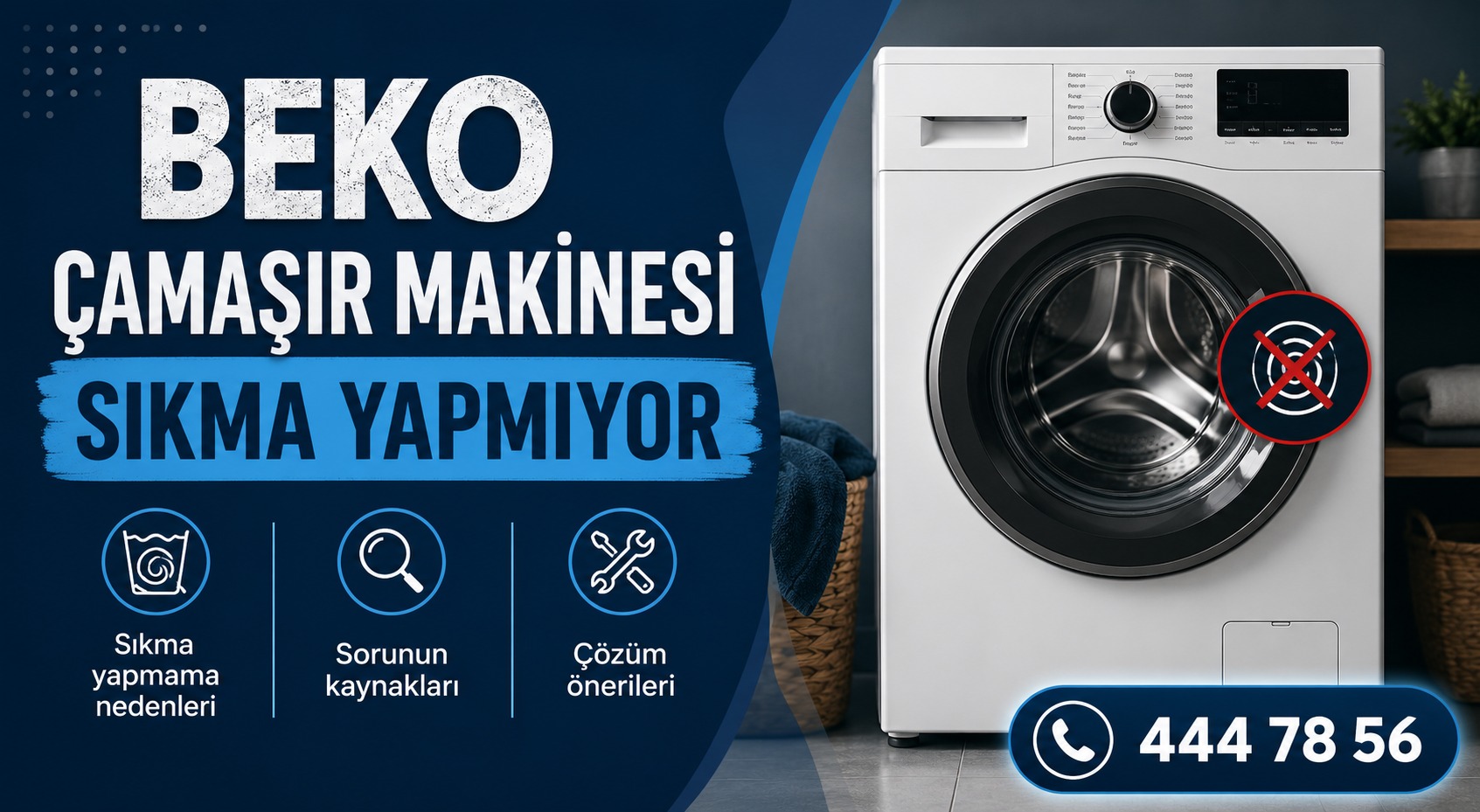 Beko Çamaşır Makinesi Sıkma Yapmıyor